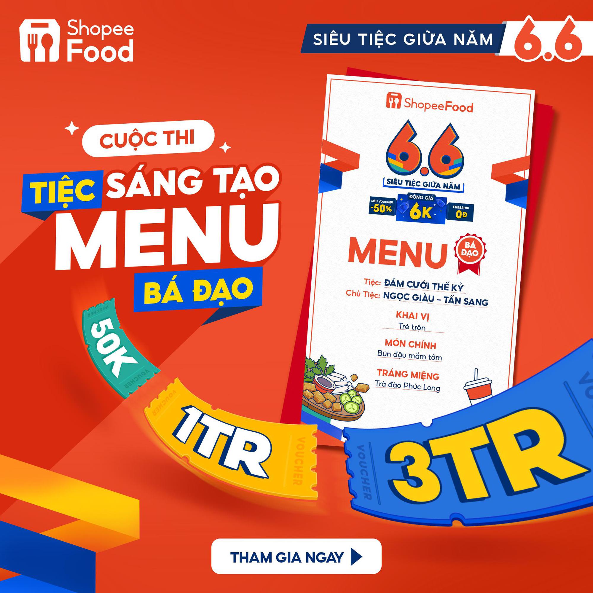 6 ưu đãi bất ngờ đến từ ShopeeFood 6.6 – Siêu Tiệc Giữa Năm, chờ gì mà không đặt về ngay - Ảnh 4.