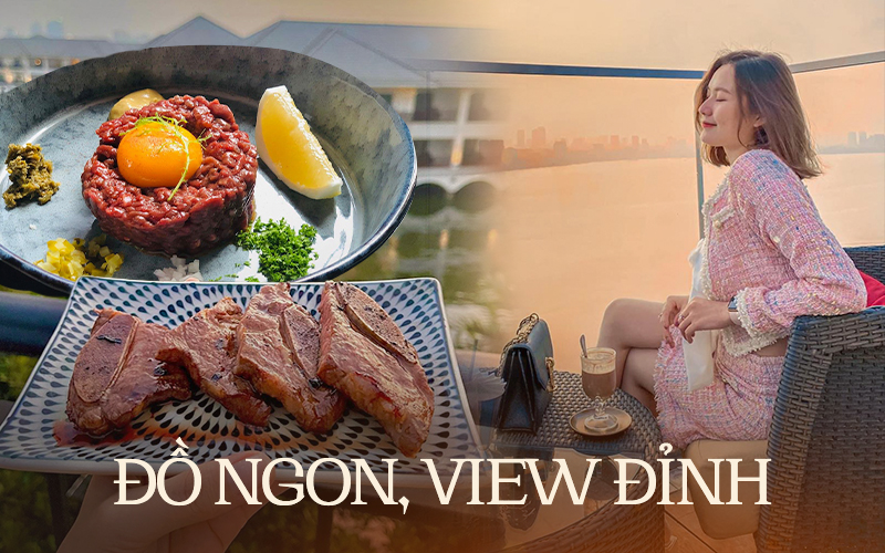 2 điểm đến đồ ngon, view đỉnh nhất Hà Nội cho trải nghiệm &quot;đáng đồng tiền bát gạo&quot;: Ghé 1 lần là muốn thành khách ruột mãi luôn!