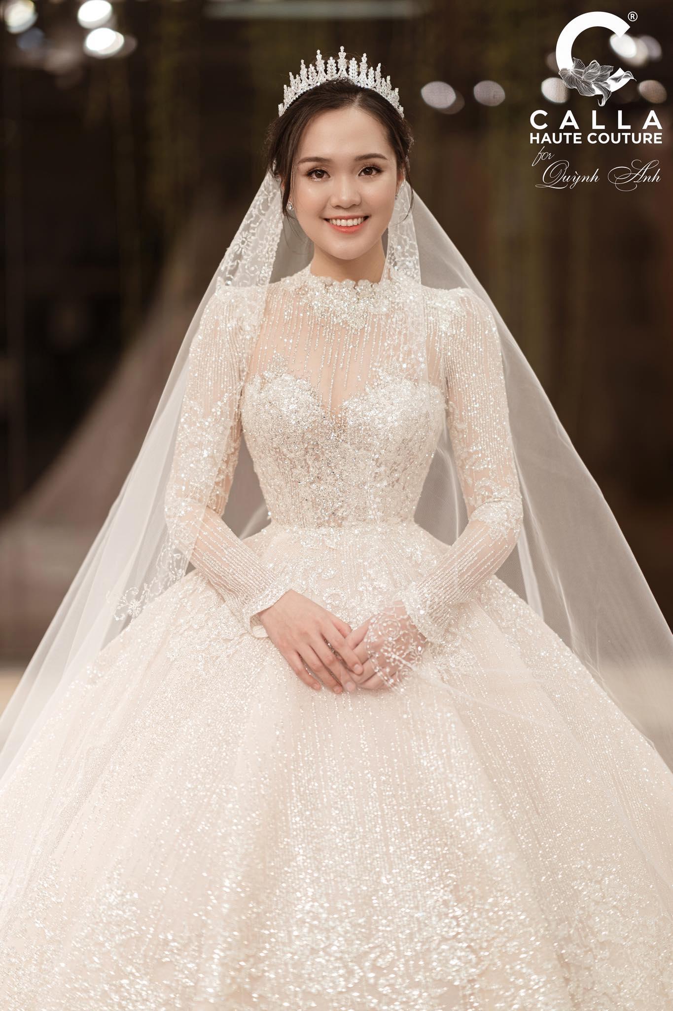 Ngắm lại 3 mẫu váy cưới trong mơ của vợ 3 cầu thủ Duy Mạnh - Thành Chung - Tấn Tài - Ảnh 2.