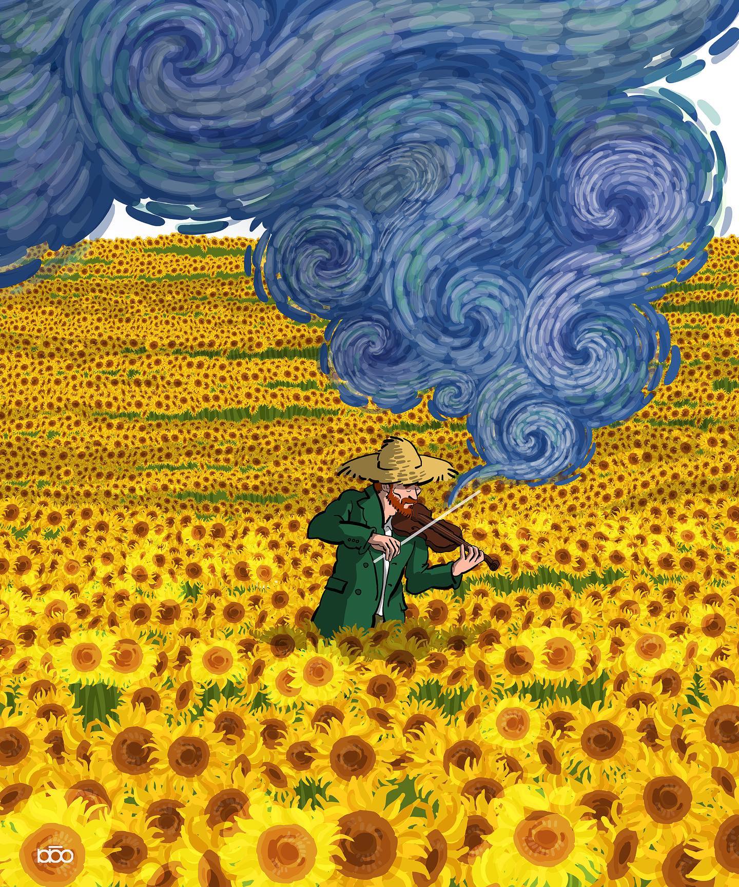 Đời đặc sắc của Van Gogh, thử tưởng tượng họa sĩ đại tài sống trong một thế giới hoạt hình? - Ảnh 8.