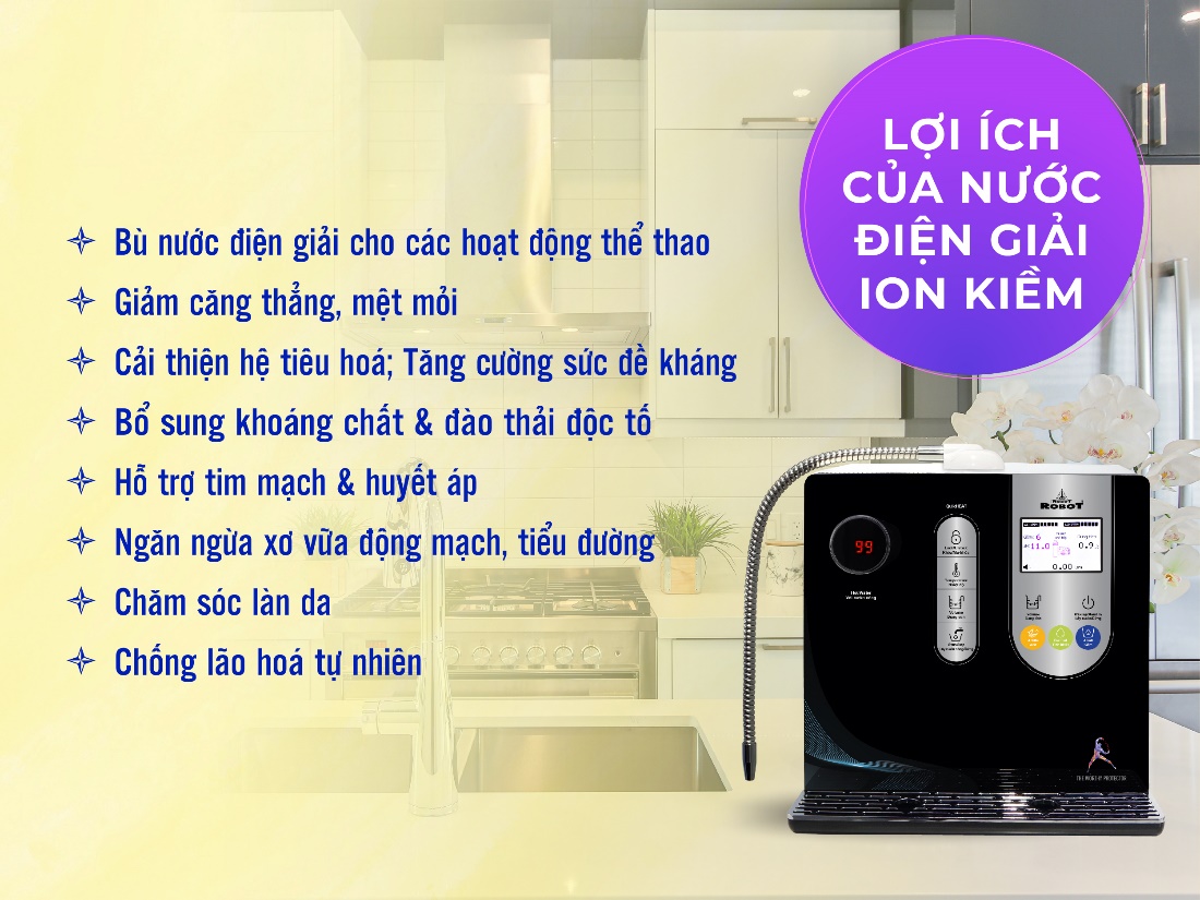 Robot công bố ra mắt sản phẩm độc đáo - Máy lọc nước điện giải iON kiềm thông minh - Ảnh 5.