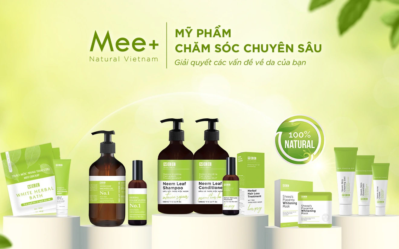 Mee Natural – Mỹ phẩm chăm sóc chuyên sâu, thương hiệu Việt cho người Việt