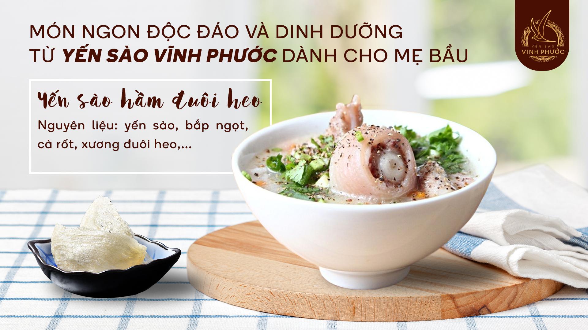 3 cách chế biến món ngon độc đáo cho mẹ bầu từ yến sào Vĩnh Phước - Ảnh 1.