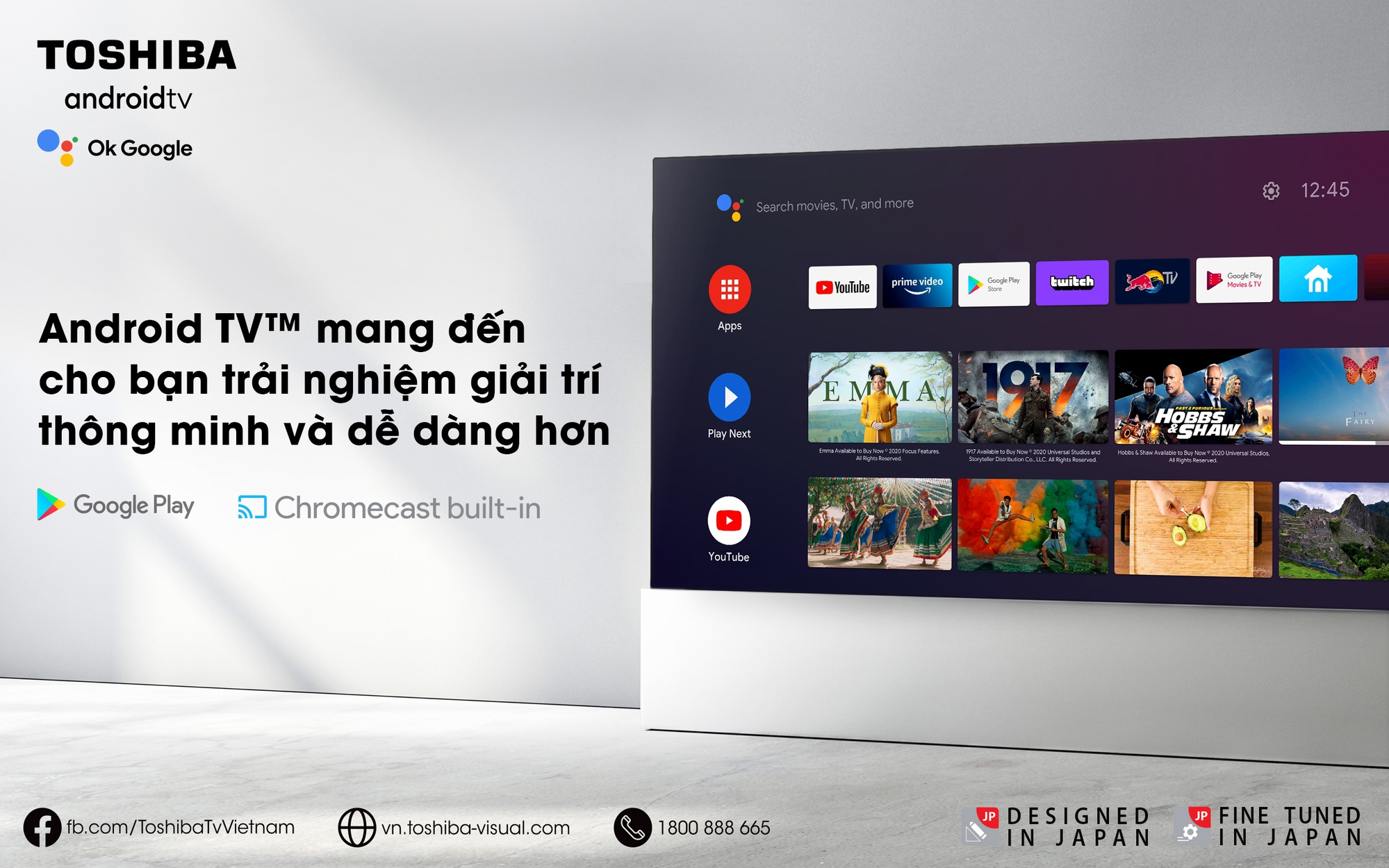 Toshiba ra mắt V35 series – Smart TV 2022 đẳng cấp cho trải nghiệm giải trí không giới hạn