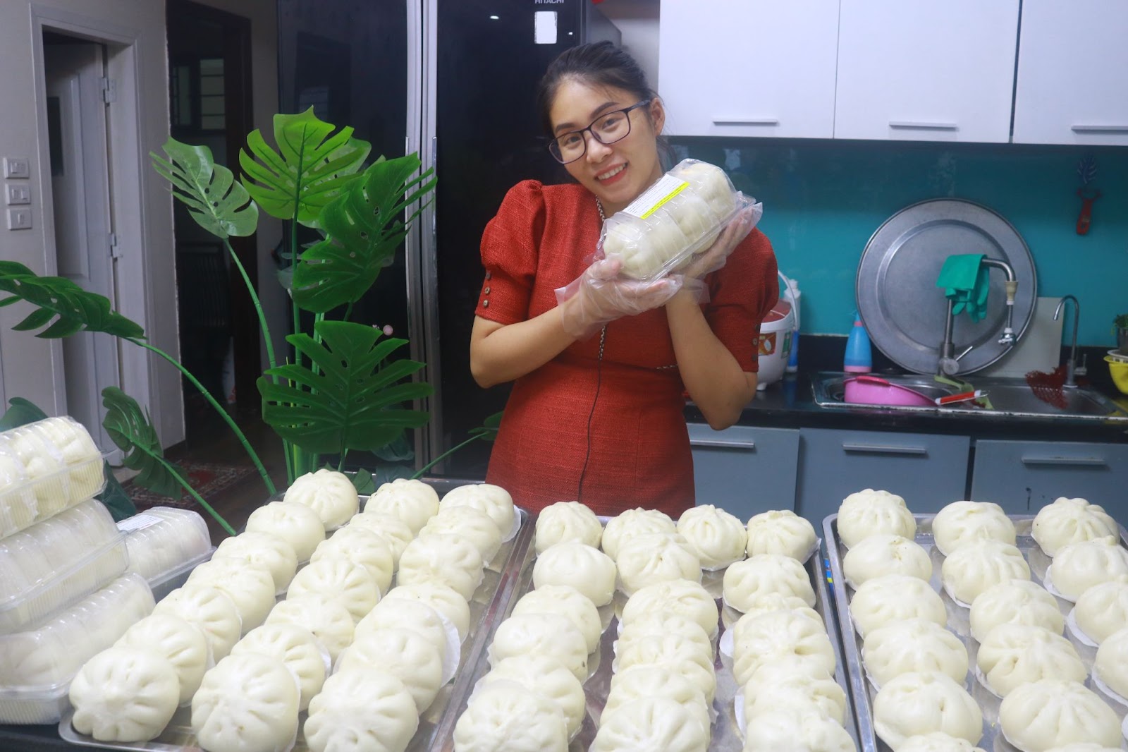 Chia sẻ bí quyết làm bánh bao thơm, ngon, trắng, mềm, xốp và chuẩn vị từ chị Nhàn Vũ - Ảnh 1.