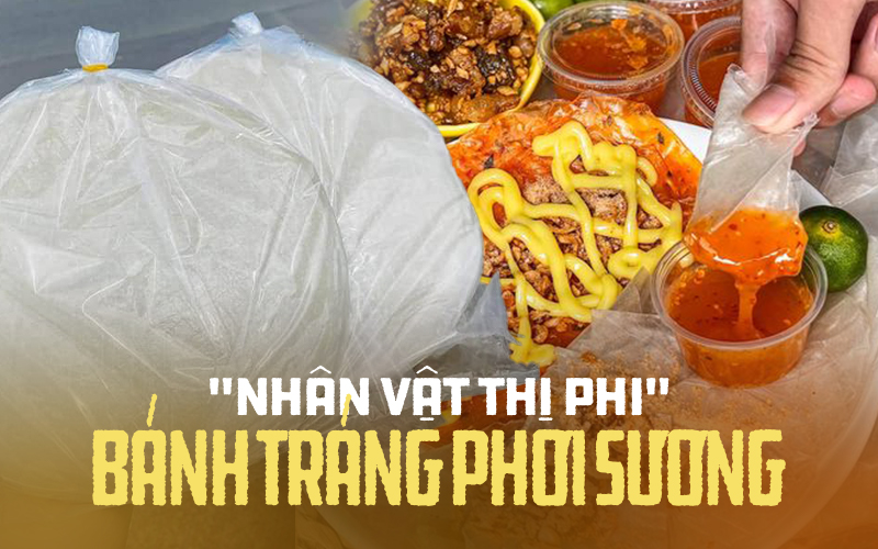 Món bánh tráng phơi sương nổi tiếng tại TP.HCM bỗng trở thành “bánh tráng thị phi”, hàng loạt Tiktoker tranh cãi là cứng hay mềm, ngon hay không ngon?