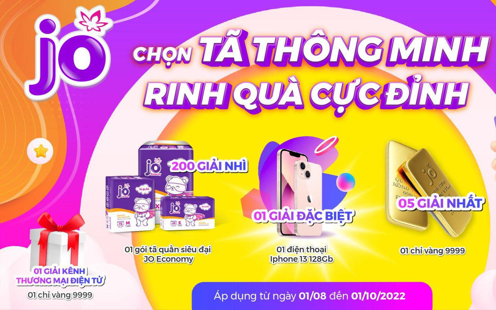 Mua Jo sạch thoáng, trúng vàng và iPhone