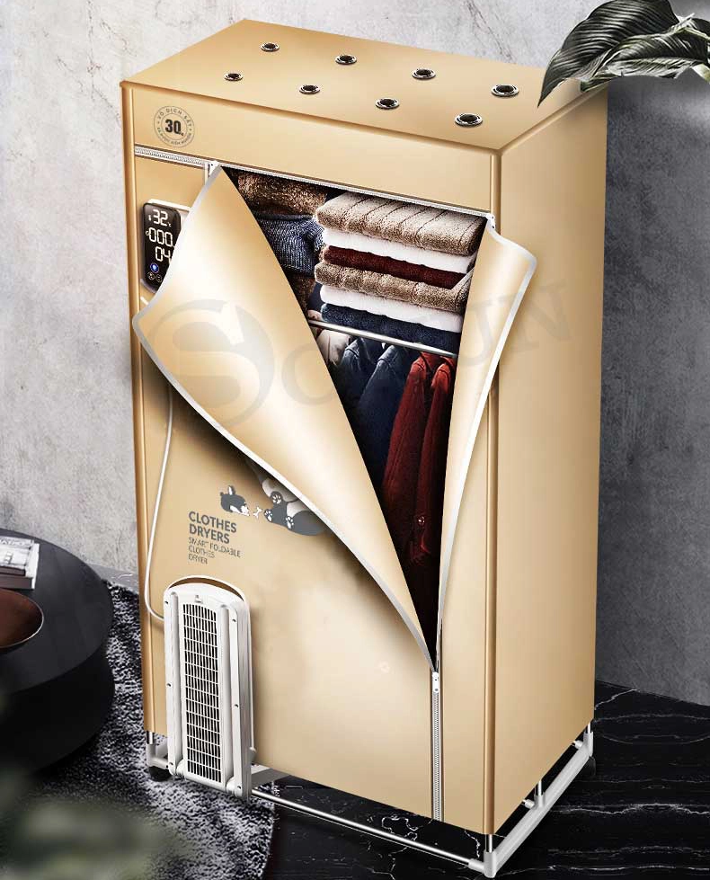 5 tủ sấy quần áo thiết kế xinh xắn, dễ sử dụng, độ bền cao, giá chỉ hơn 1 triệu đồng cho ngày nồm ẩm  - Ảnh 2.