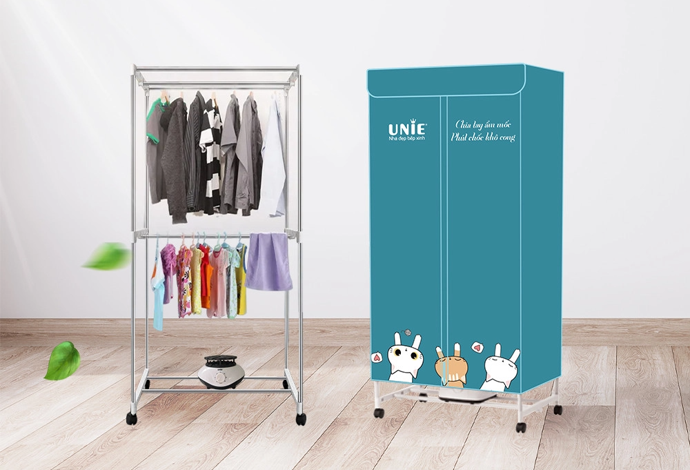 5 tủ sấy quần áo thiết kế xinh xắn, dễ sử dụng, độ bền cao, giá chỉ hơn 1 triệu đồng cho ngày nồm ẩm  - Ảnh 6.