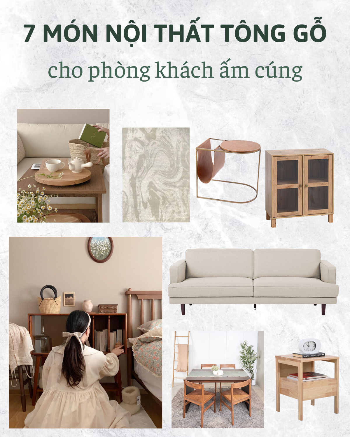 7 món nội thất tông gỗ cho phòng khách ấm cúng - Ảnh 1.