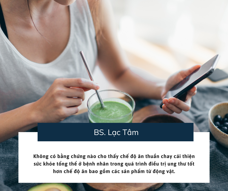 Bệnh nhân ung thư có nên ăn theo chế độ ăn thuần chay không? - Ảnh 1. Bệnh nhân ung thư có nên ăn theo chế độ ăn thuần chay không? - Ảnh 1.