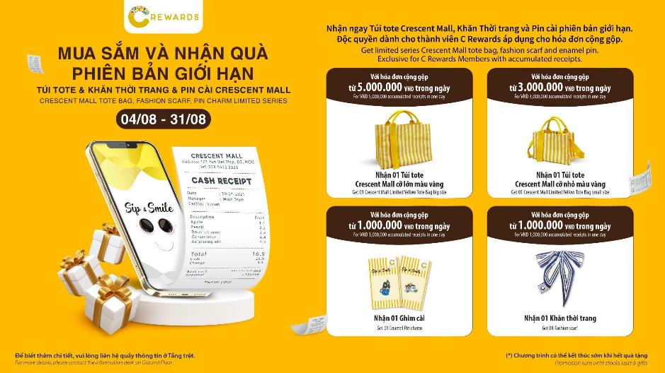 SIP & SMILE: Nhuộm màu vàng tươi cho tháng 8 sôi động tại Crescent Mall - Ảnh 4.