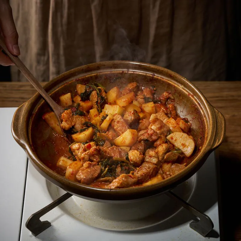 Cơm tối ngày đầu đi làm sau Tết: Chỉ cần một bát canh thịt, đậu phụ, rau củ nấu chua là đủ ngon - Ảnh 6.