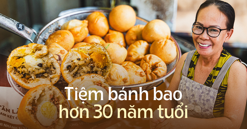 Tiệm bánh bao chiên bằng dầu dừa ngày bán gần 3.000 cái, con gái nối nghiệp làm thêm nhiều món... bắt trend - Ảnh 1.