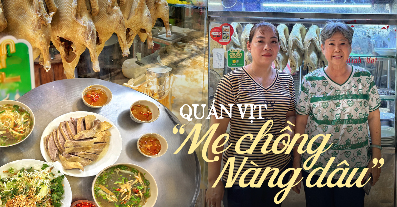 Tiệm vịt &quot;mẹ chồng nàng dâu&quot; hút khách suốt 20 năm: Đặt tên quán theo cách gọi ở nhà của con dâu - Ảnh 1.