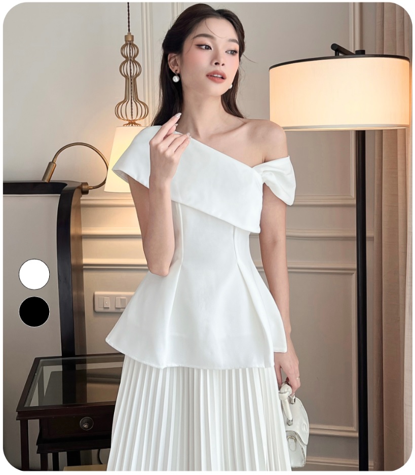 8 mẫu áo peplum sang xịn, tôn eo thon mà nàng béo bụng không thể bỏ qua - Ảnh 15.