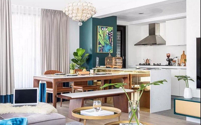 Những cách bài trí bàn ăn với đồ nội thất vô cùng nổi bật cho không gian bếp của nhà chung cư 