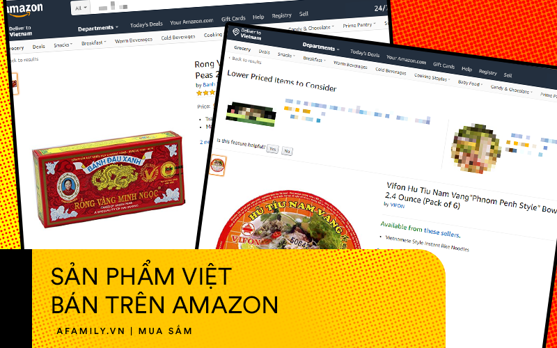 Điểm danh những sản phẩm Việt đang được bán trên trang thương mại điện tử lớn nhất thế giới Amazon