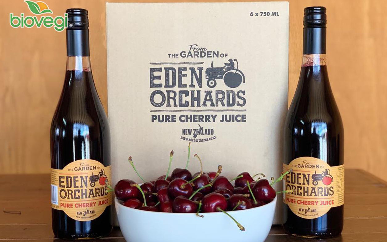 Eden Juice – Nước ép Cherry 100% nguyên chất từ New Zealand lần đầu tiên xuất hiện tại Việt Nam