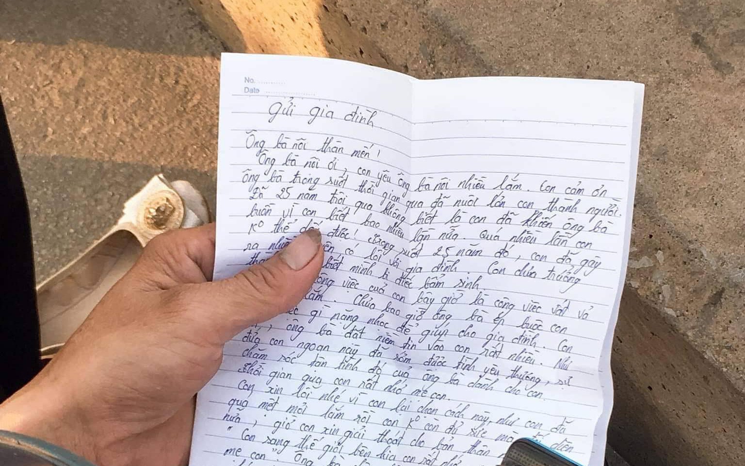 Cô gái trẻ để lại thư tuyệt mệnh, xin lỗi gia đình rồi nhảy cầu Bãi Cháy tự tử 