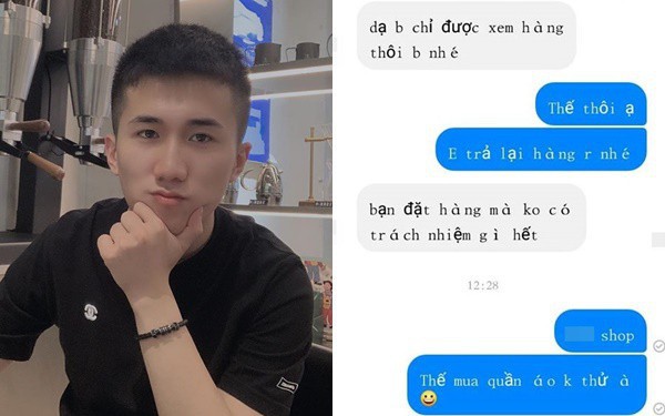 Hùng hổ "tố" shop không cho thử quần áo trước khi mua, chàng trai chẳng được bênh mà còn bị dân mạng mắng té tát