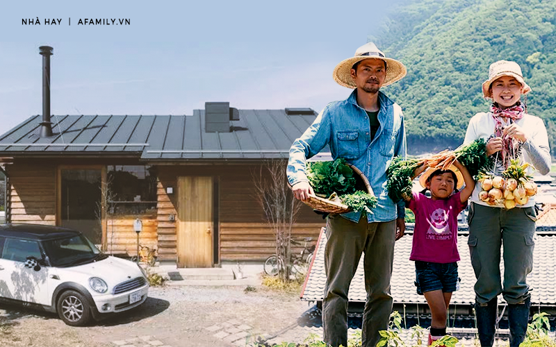 Cặp vợ chồng bỏ công việc thành phố, cùng con gái về nông thôn trồng rau làm vườn sau trận động đất lớn nhất Nhật Bản