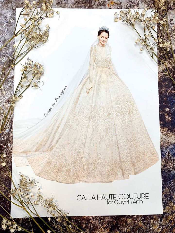 Váy cưới của Quỳnh Anh: Không phải vài trăm triệu mà những 1 tỉ đồng, nhưng trong mắt NTK bộ váy này là vô giá - Ảnh 5.