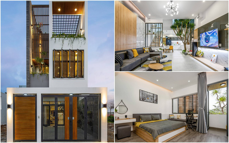 Ngôi nhà 100m² thiết kế thông minh, tiện lợi dành cho gia đình 3 thế hệ ở Đà Nẵng