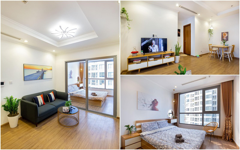 Thiết kế đơn giản với nội thất tiện nghi, căn hộ 53m² trên tầng cao khiến nhiều người ao ước sở hữu ở Hà Nội