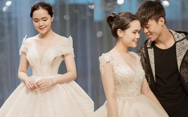 Quỳnh Anh hé lộ chiếc váy cưới tuyệt đẹp được thiết kế riêng trước ngày lên xe hoa với Duy Mạnh