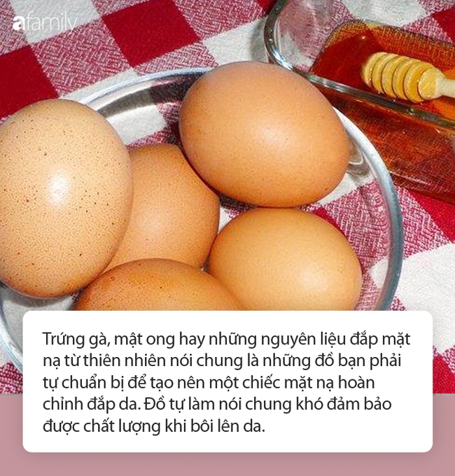 Đắp mặt nạ mật ong trứng gà: Chuyên gia cảnh báo cẩn thận "lợn lành thành lợn què" - Ảnh 3.