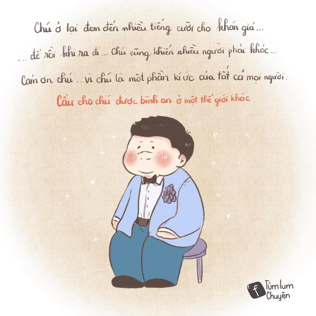 Nghẹn ngào những bức tranh vẽ lại từng vai diễn để đời của nghệ sĩ Chí Tài được dân mạng chia sẻ không ngừng tay - Ảnh 10.