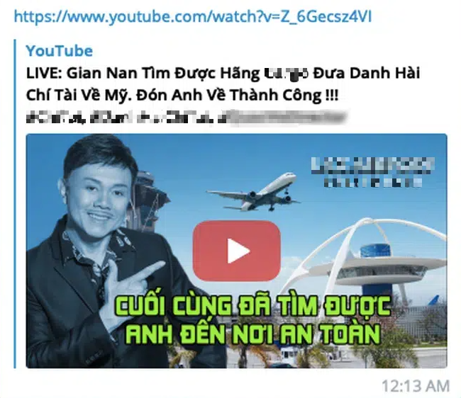 Dân mạng "lùng sục info" YouTuber tự nhận là người nhà, đến sân bay quay lại hồ sơ thân nhân cố nghệ sĩ Chí Tài  - Ảnh 4.