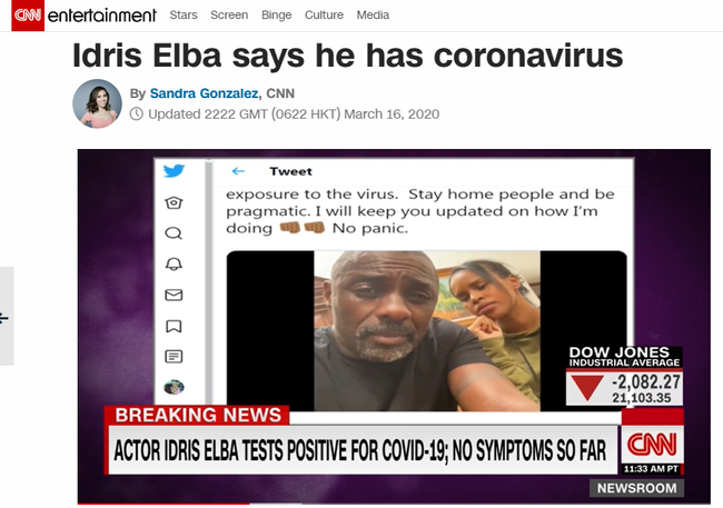 Tài tử "Avengers" Idris Elba xác nhận dương tính với Covid-19 sau khi tiếp xúc với vợ Thủ tướng Canada  - Ảnh 2.