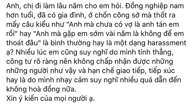 Bị đồng nghiệp có gia đình quấy rồi còn nói "anh chưa vợ là tán em rồi", nàng công sở được hiến kế đối phó "cực độc" - Ảnh 2.