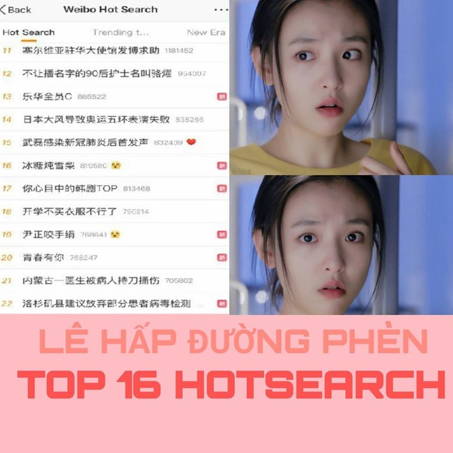 "Lê hấp đường phèn": Lao thẳng lên Hot Search, được khen vì Ngô Thiến xinh đẹp, nam chính cực điển trai  - Ảnh 3.