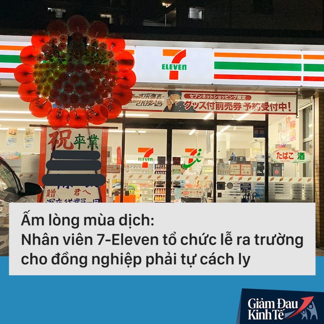 Ấm lòng mùa dịch: Nhân viên 7-Eleven tổ chức lễ ra trường cho đồng nghiệp phải tự cách ly - Ảnh 1.