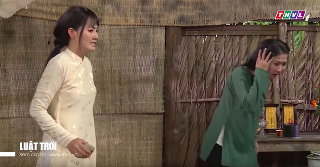 "Luật trời" tập 3: Nữ hoàng phim xưa - Quỳnh Lam bị "anh rể" sàm sỡ tận giường, lại còn bị Ngọc Lan tát vào mặt  - Ảnh 10.