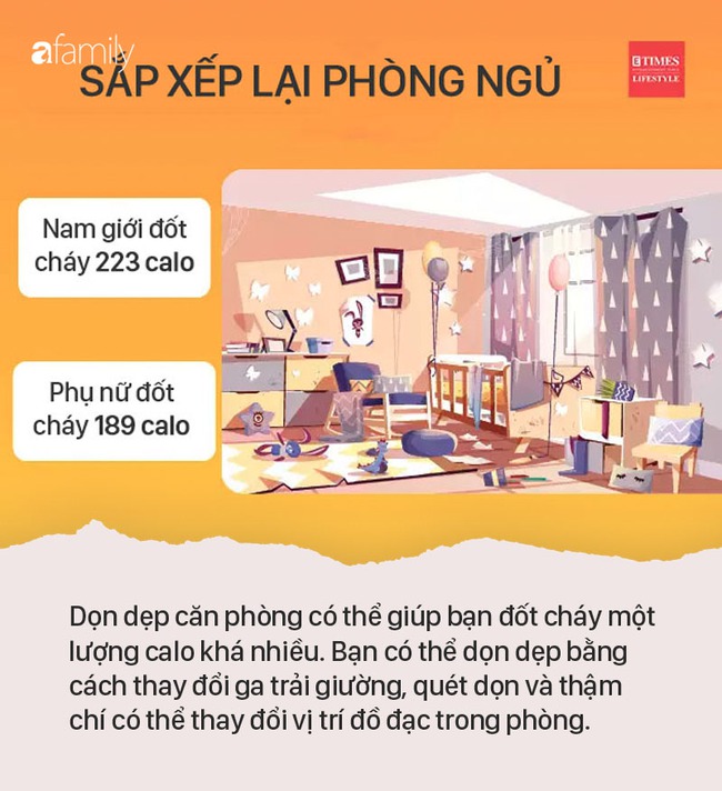 Cách ly ở nhà, đừng vội lo béo và tăng cân, hãy xem các việc làm ở nhà này đốt cháy được bao nhiêu calo - Ảnh 4.