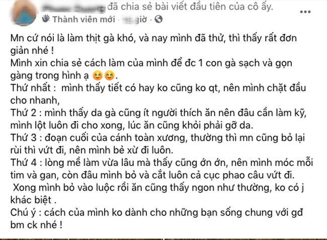 Trổ tài làm thịt gà rồi khoe "đơn giản chưa", cô gái khiến dân mạng "khóc thét" vì thành phẩm - Ảnh 1.