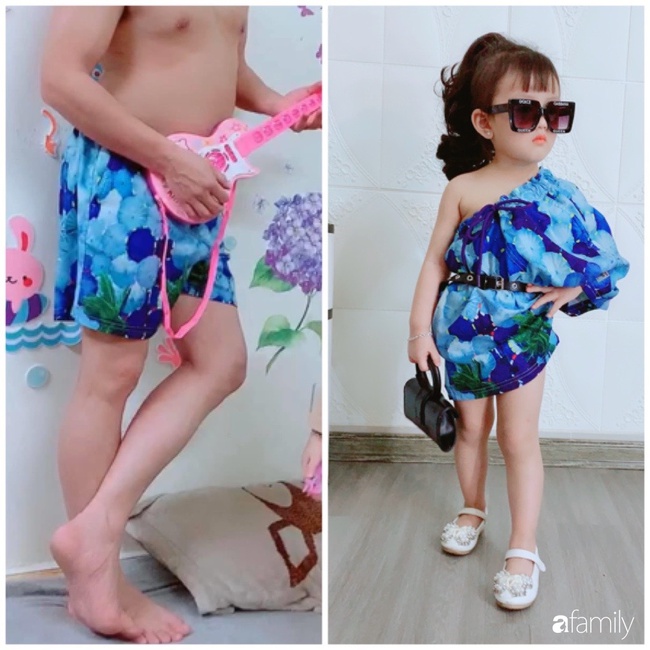 Ở nhà quá chán, hot mom Hà Nội nảy ra ý định lấy quần đùi của chồng cosplay cho con gái 2 tuổi, không ngờ &quot;ra lò&quot; bộ ảnh đẹp hơn tạp chí - Ảnh 3.