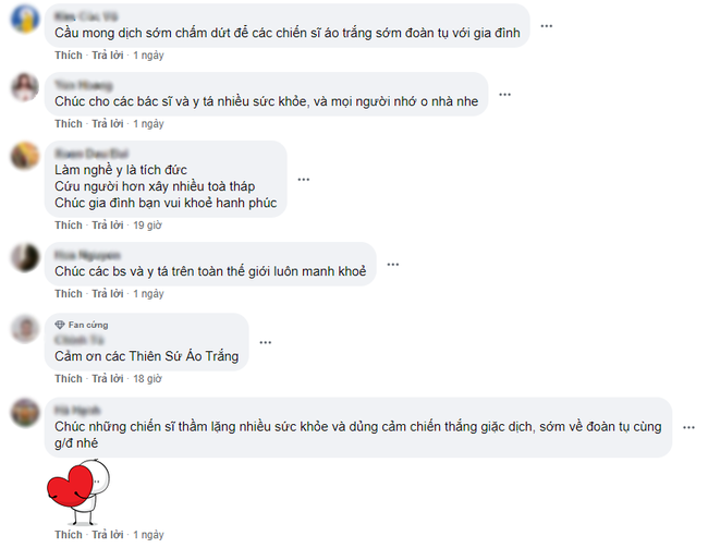 “Khỏe Mạnh Về Nhà”: Loạt người nổi tiếng kêu gọi chia sẻ, động viên gia đình các chiến binh áo trắng"
 - Ảnh 3.