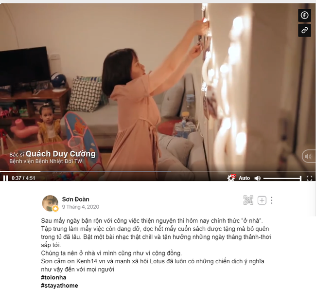 “Khỏe Mạnh Về Nhà”: Loạt người nổi tiếng kêu gọi chia sẻ, động viên gia đình các chiến binh áo trắng"
 - Ảnh 7.