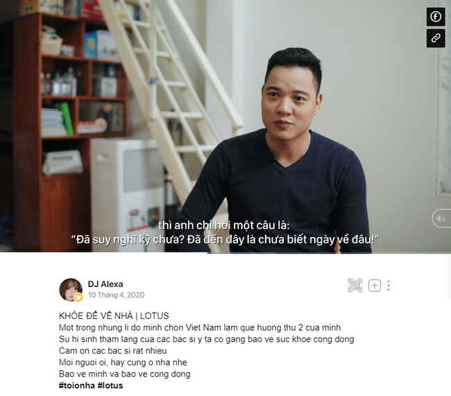 “Khỏe Mạnh Về Nhà”: Loạt người nổi tiếng kêu gọi chia sẻ, động viên gia đình các chiến binh áo trắng"
 - Ảnh 16.
