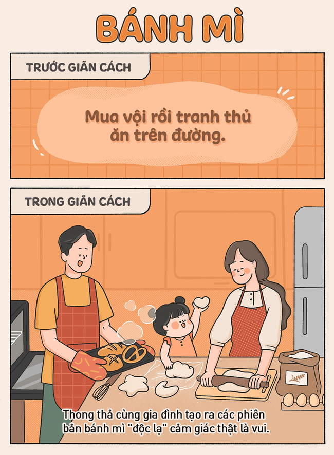 Nhìn sự thay đổi của những món ăn sáng quen thuộc trong thời kì giãn cách bỗng nhận ra bữa sáng chính là hạnh phúc của sự sẻ chia  - Ảnh 1.