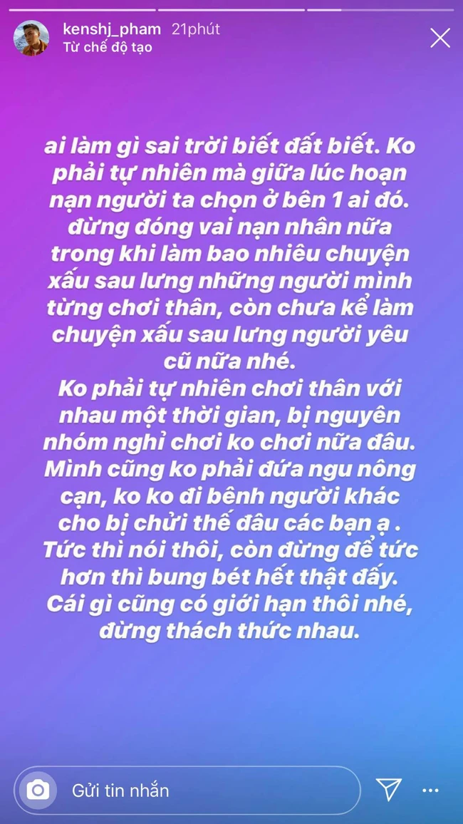 "Drama" lại căng: Hội stylist của Chi Pu "bóng gió" Quỳnh Anh Shyn chơi xấu bạn thân, làm chuyện có lỗi với người yêu cũ - Ảnh 3.