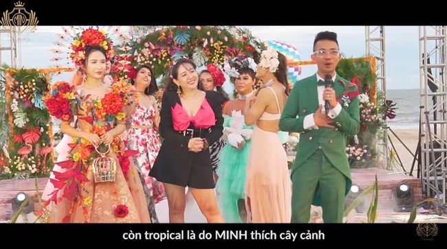 Minh Nhựa và vợ hai Mina Phạm trao nhau món quà 12 tỷ đồng trên sân khấu tropical siêu hoành tráng - Ảnh 1.