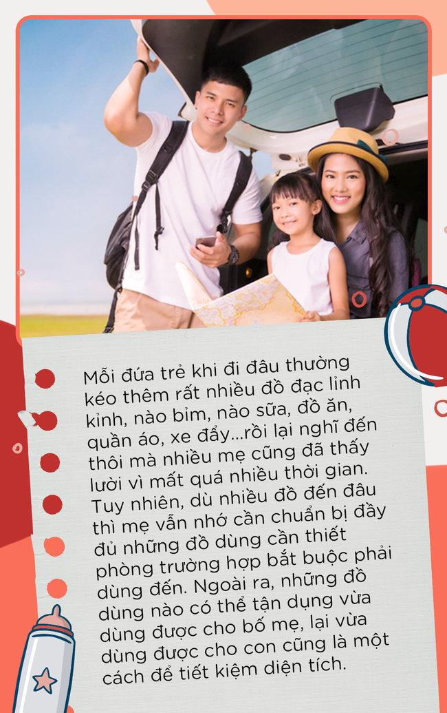 Bí kíp giúp các gia đình có trẻ nhỏ chuẩn bị hành lý đi du lịch một cách nhanh - gọn - nhẹ - Ảnh 1.