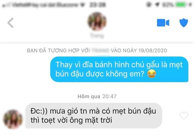 Chàng trai quẹt Tinder tìm người đi ăn bún đậu cùng, ghi nhẹ trên bio là &quot;FWB&quot; xem kỹ mới biết ý nghĩa - Ảnh 8.