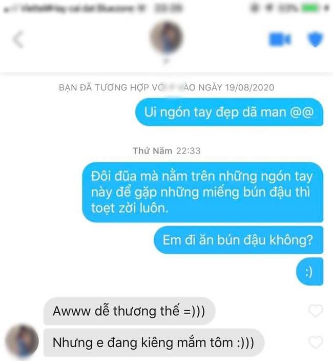 Chàng trai quẹt Tinder tìm người đi ăn bún đậu cùng, ghi nhẹ trên bio là &quot;FWB&quot; xem kỹ mới biết ý nghĩa - Ảnh 4.